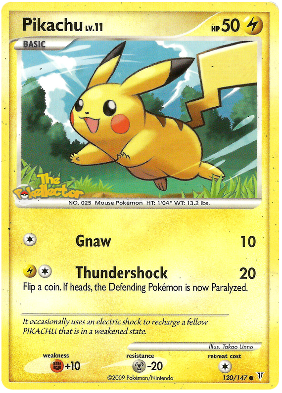 Pikachu - Platinum - Supreme Victors #120 Pokemon Card