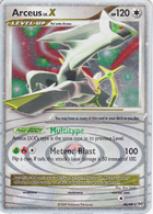 Arceus LV. X Pokemon 2009 Arceus #94 Holo