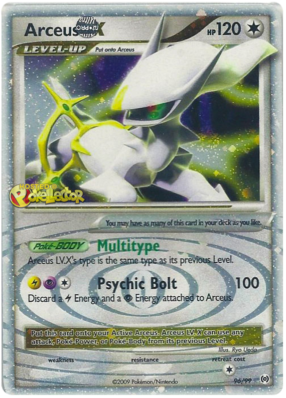 Arceus LV.X · Arceus (AR) #96 ‹ PkmnCards