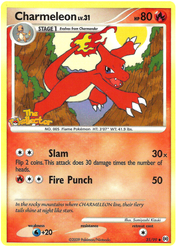 Charmeleon Platinum Arceus 35 Pokemon Card