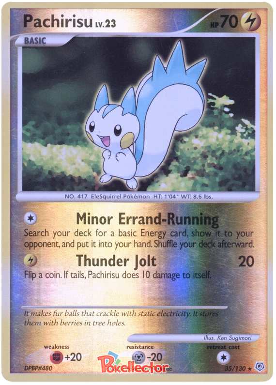 Pachirisu - Diamond & Pearl #35 Pokemon Card