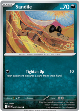 もんき～ずページ Whirlipede - Black Bolt #55 Pokemon Card