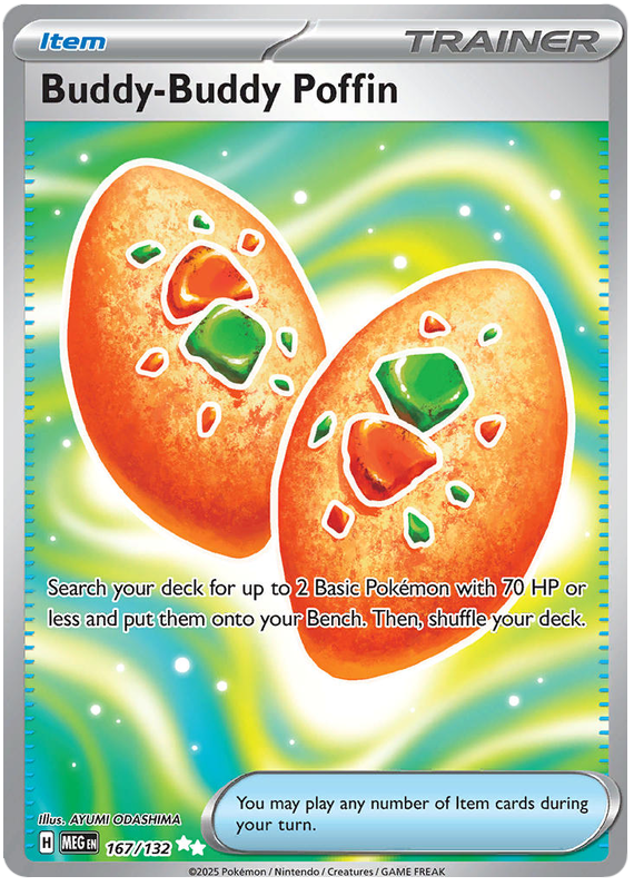 ポケモンカードゲーム Buddy-Buddy Poffin Pokemon Trading Card TCG Buddy-Buddy Poffin #144 | eBay
