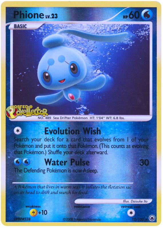 Phione (12/100) [Diamond & Pearl: Majestic Dawn] – Pokemon Plug