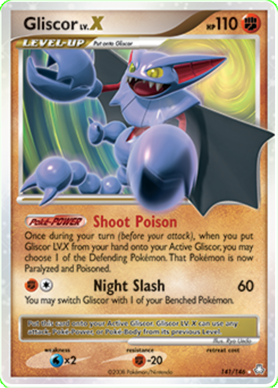 Gliscor LV. X - Legends Awakened #141 Pokemon Card