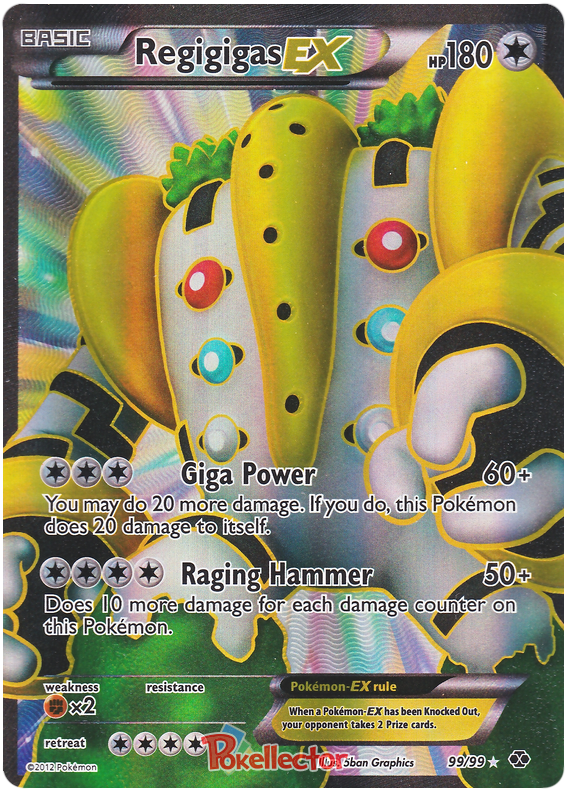 Regigigas EX (99/99) [Black & White: Next Destinies]