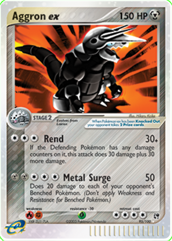 Aggron Ex Card