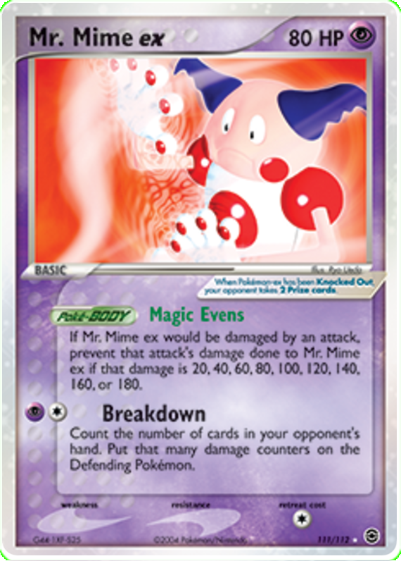 Mr. Mime ex - EX FireRed & LeafGreen #111 Pokemon Card