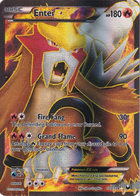 Pokemon Dark Explorers Single Raikou EX 105/108 - MODERATE PLAY (MP)