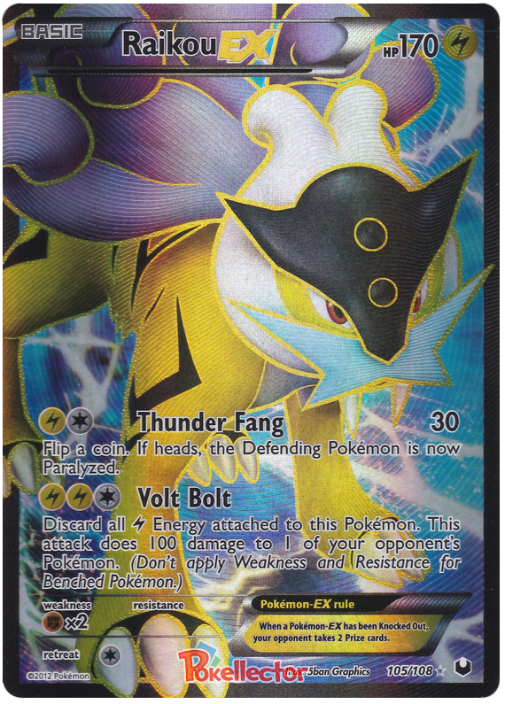 Raikou-EX (105/108), Busca de Cards