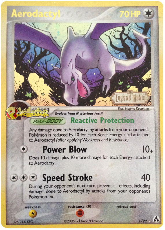 legend maker aggron alternate holo