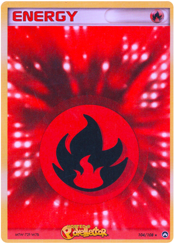 Details about   Fire Energy 104/108 Holo EX Power Keepers