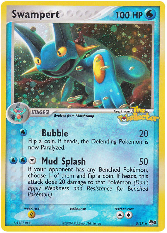 Swampert POP Series 1 5 Pokemon Card